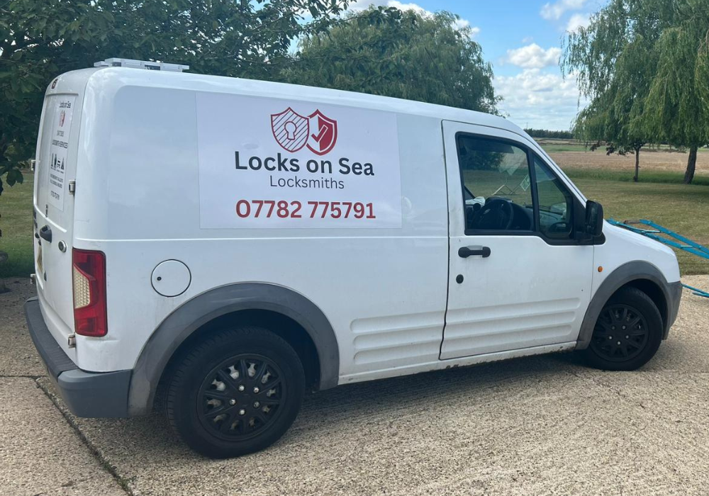 locks on sea locksmiths van, locksmith services