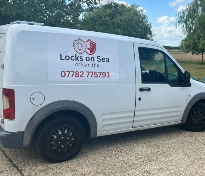 locks on sea locksmiths van, locksmith services
